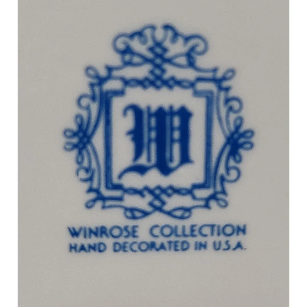 Winrose‎ Collection Porcelain Cutting Board Hand Decorated Small Fruit MCM